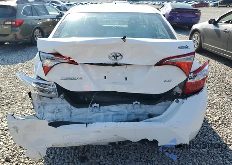 2016 Toyota Corolla L from USA, damaged, VIN 2T1BURHE4GC591354